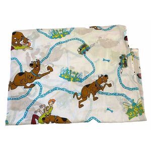 Vintage 1999 Scooby Doo Twin‎ Flat Sheet